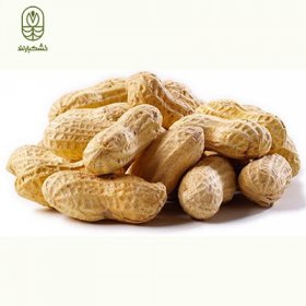 بادام زمینی با پوست خام