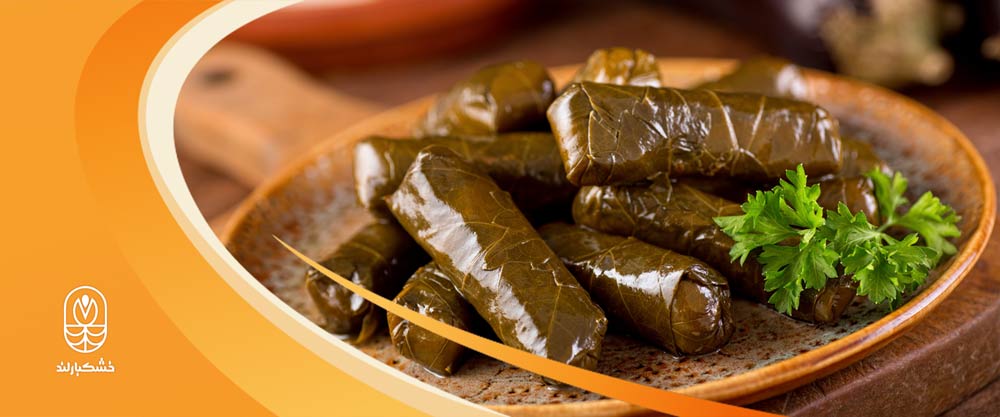طرز تهیه دلمه برگ مو آذری